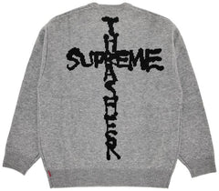 Supreme x Thrasher Sweater Heather Grey