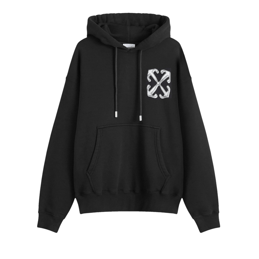 Off-White Dragon Skate Hoodie Black/Multicolor