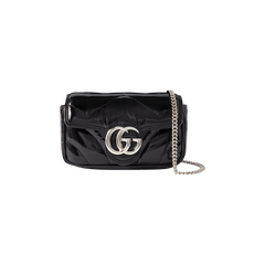 Gucci GG Marmont Patent Leather Super Mini Bag