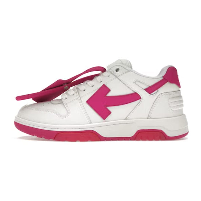 OFF-WHITE Out Of Office Calf Leather White Fuchsia (W)