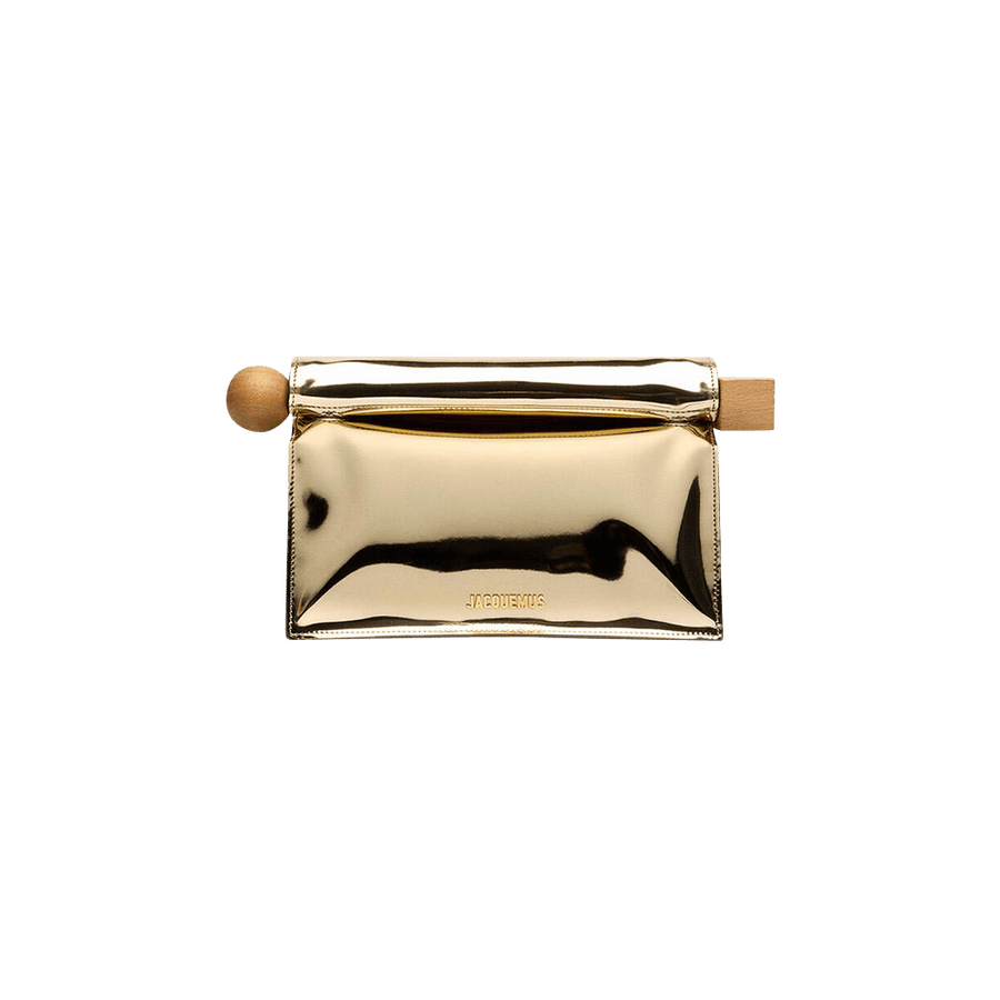 Jacquemus La Pochette Rond Carre Gold