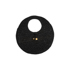 Jacquemus Spiaggia Round Bag Black