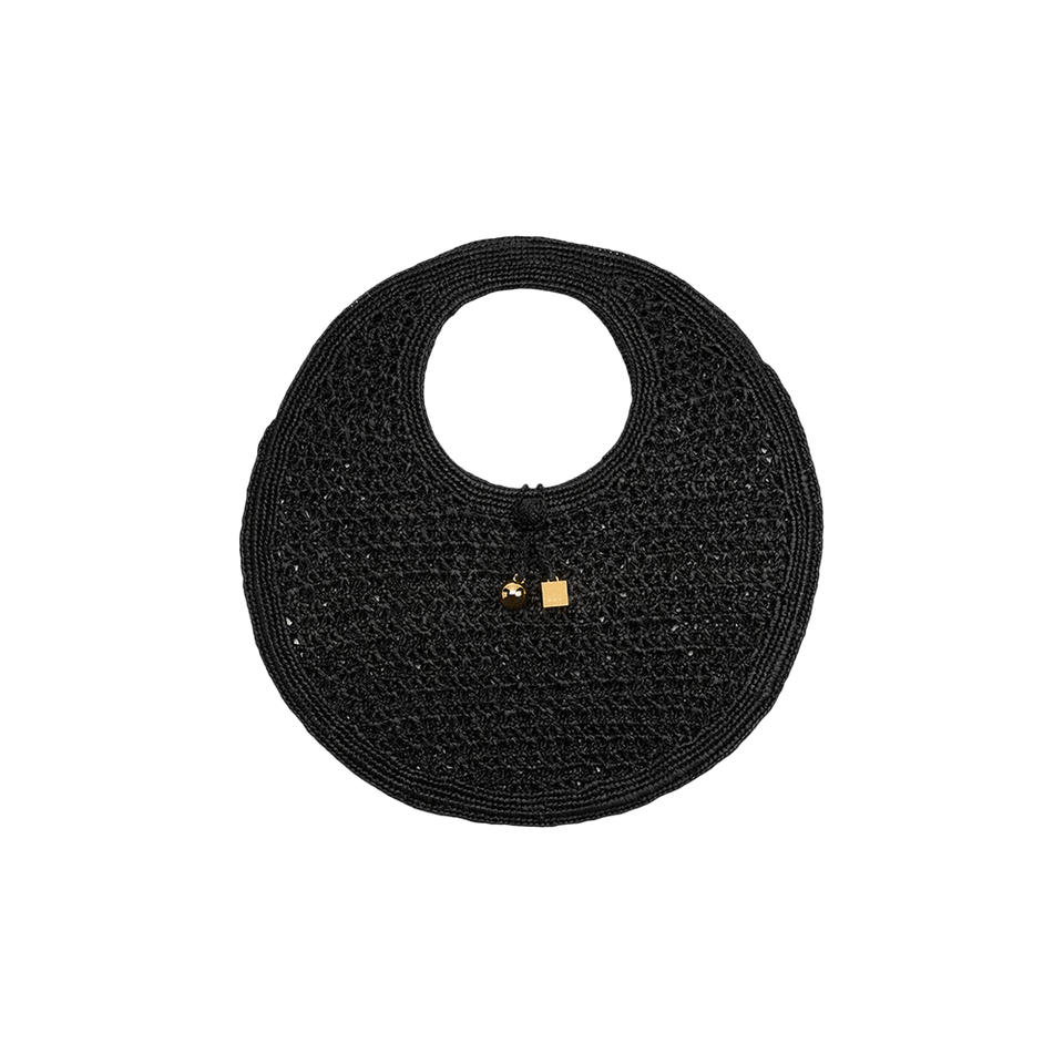 Jacquemus Spiaggia Round Bag Black