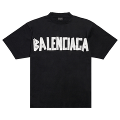 Balenciaga Medium Fit T-Shirt Faded Black/Silver