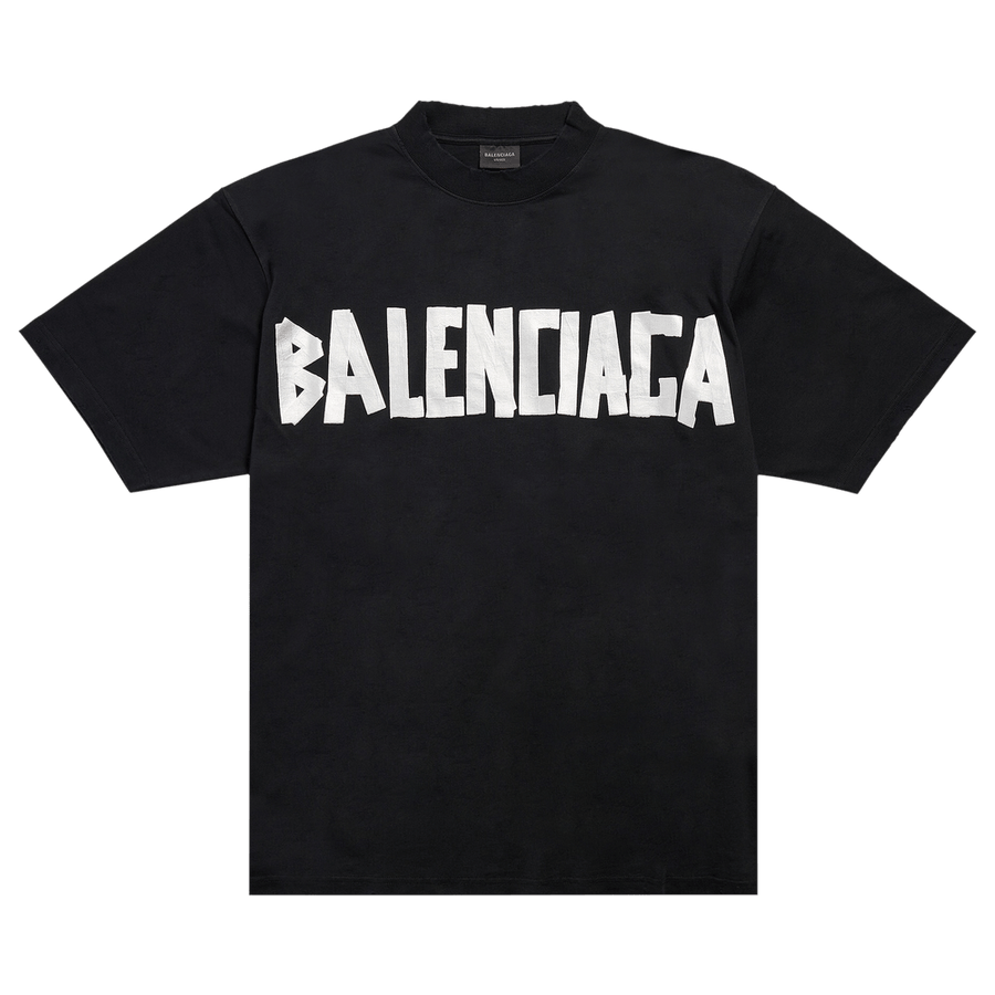 Balenciaga Medium Fit T-Shirt Faded Black/Silver