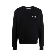 Off-White Logo Slim Crewneck Black/White