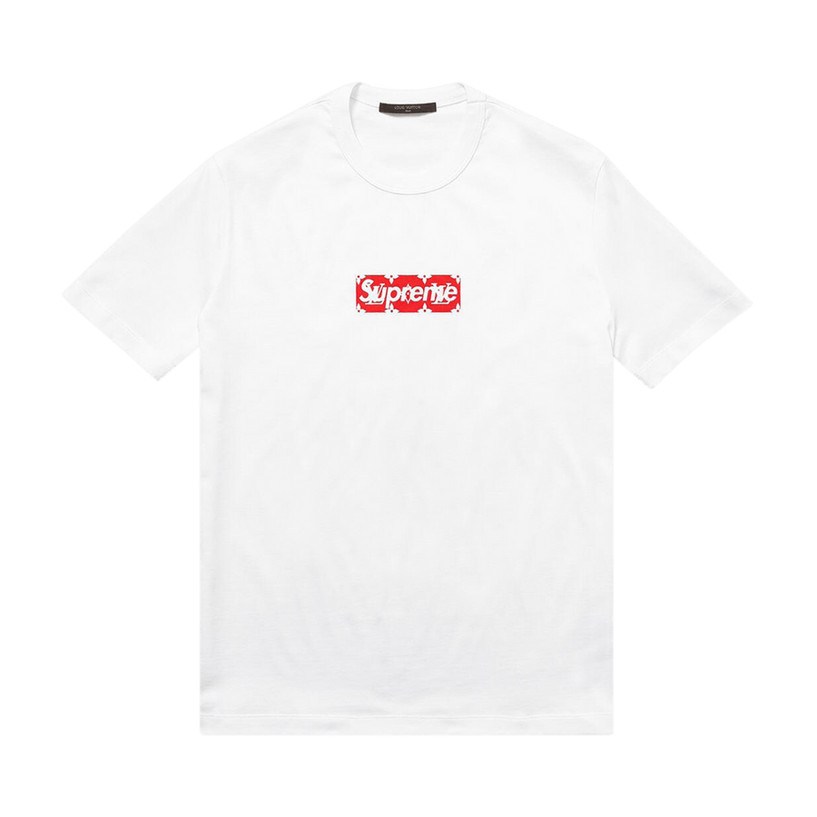 Louis Vuitton x Supreme Box Logo T-Shirt White
