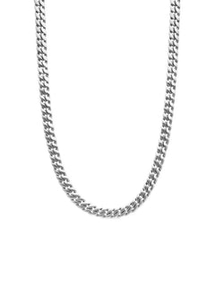 sterling silver curb chain necklace