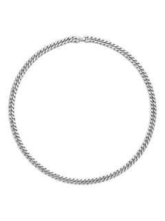 sterling silver curb chain necklace