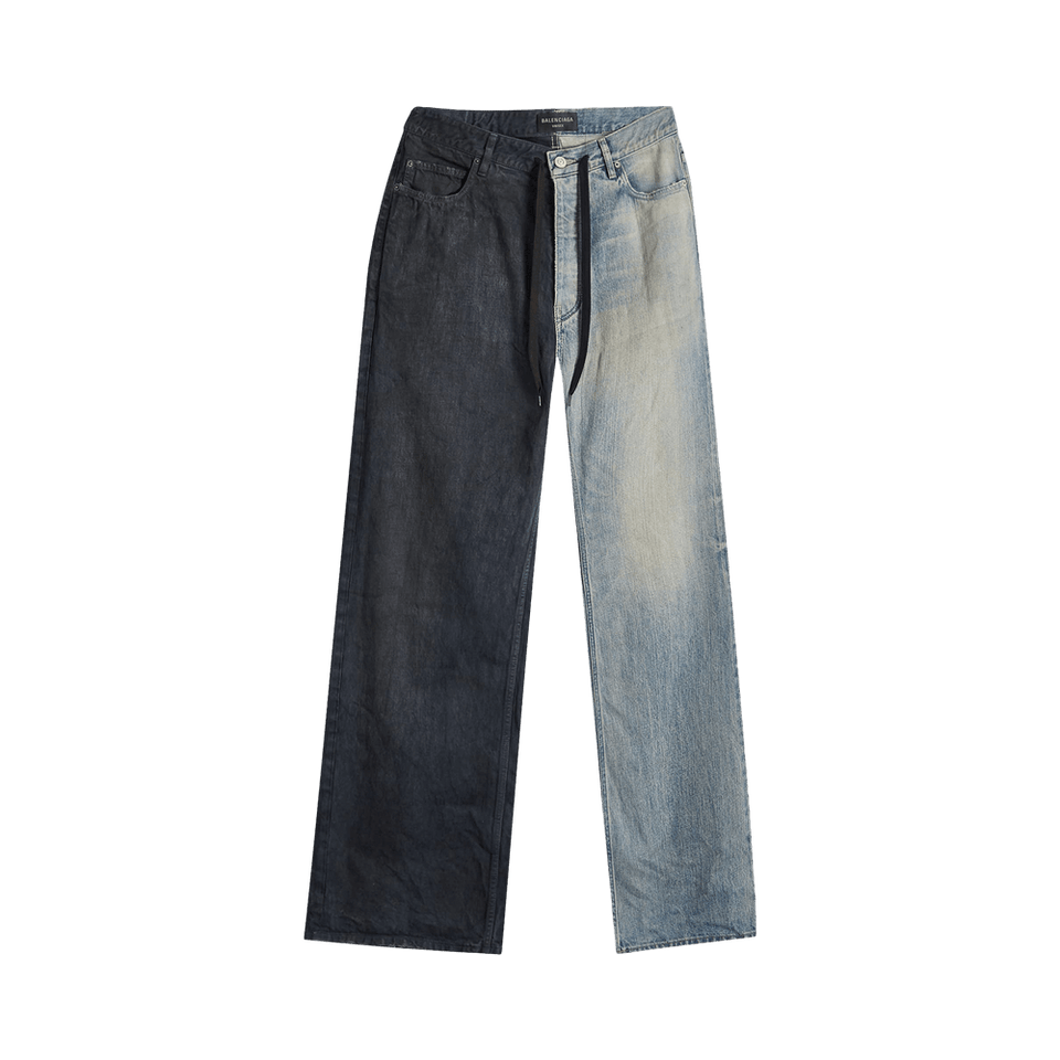Balenciaga Fifty-Fifty Pants Grey/Outback Blue