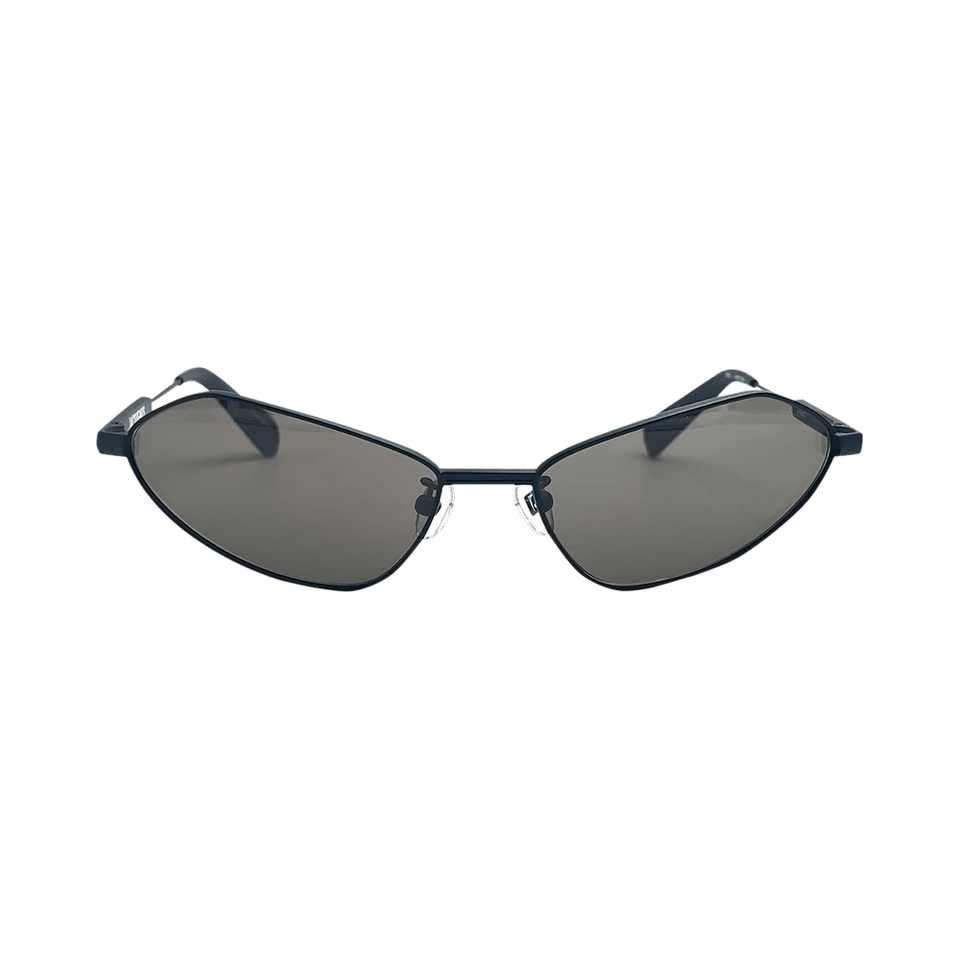 Jacquemus x Linda Farrow Bambino Metal Sunglasses Matt Black/Grey