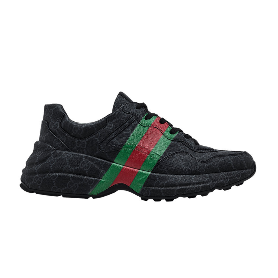 Gucci GG Rhyton Monogram - Black Green Red