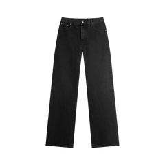 Off-White Diagonal Outline Relaxed Jeans Vintage Black