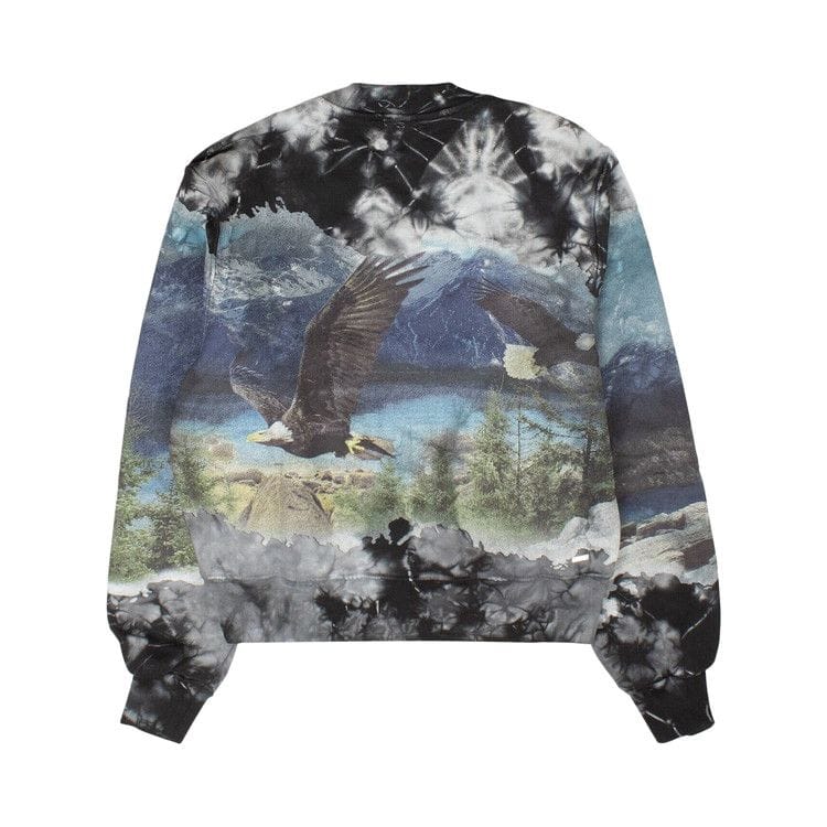 Amiri Eagle Bleach Out Crewneck Multicolor