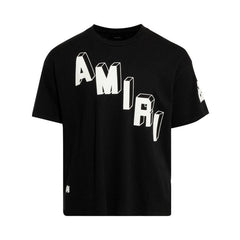 Amiri Flocked Hockey Skater T-Shirt Black