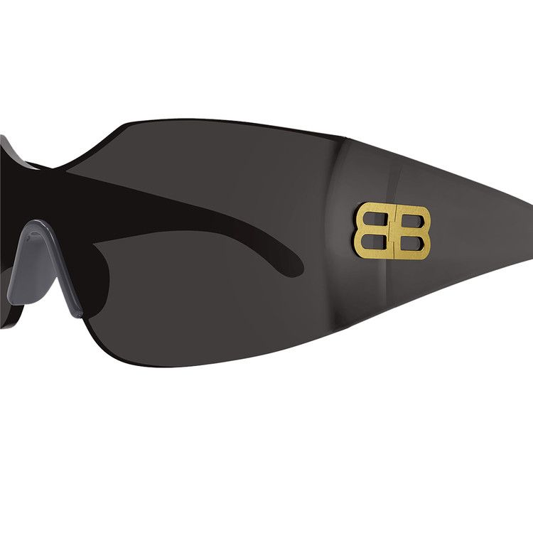 Balenciaga Hourglass Mask Sunglasses Black