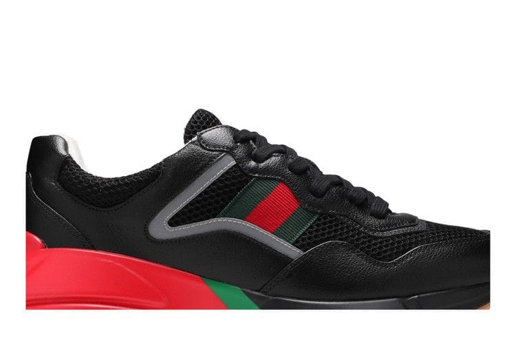 Gucci Rhyton Black Red Green Reflective