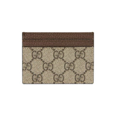 Gucci GG Supreme Ophidia Large Card Case Beige/Ebony