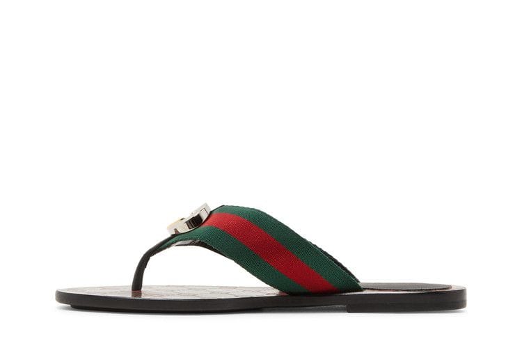 Gucci Wmns GG Web Sandal 'Black Green Red'