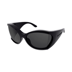 Balenciaga Shield Sunglasses Black/Grey
