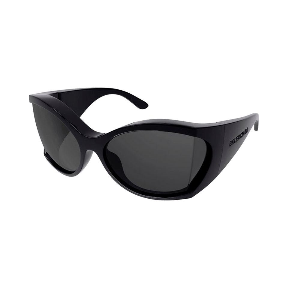 Balenciaga Shield Sunglasses Black/Grey