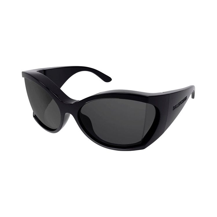 Balenciaga Shield Sunglasses Black/Grey