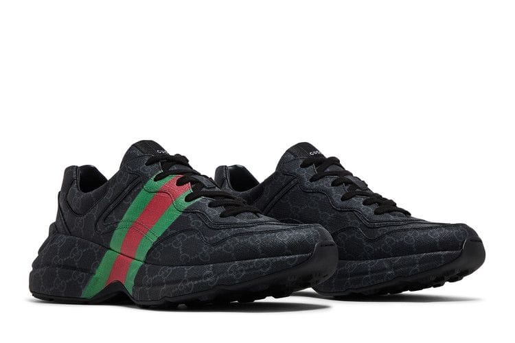 Gucci GG Rhyton Monogram - Black Green Red