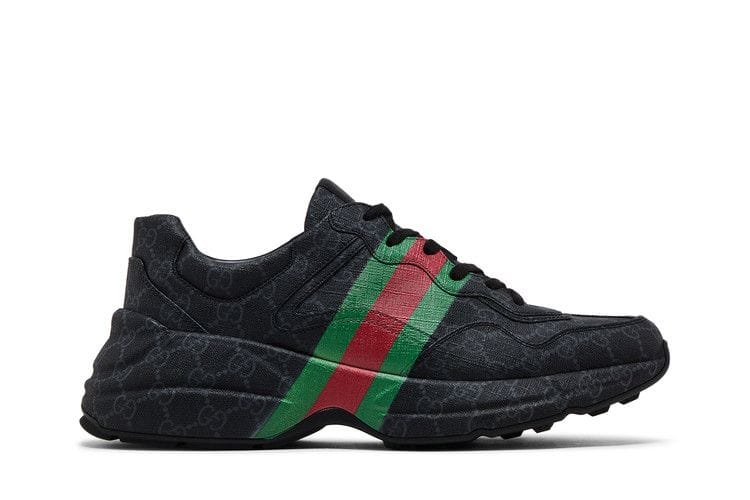 Gucci GG Rhyton Monogram - Black Green Red