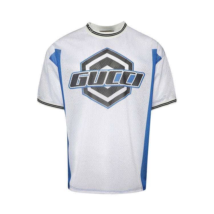 Gucci Emblem T-Shirt White/Blue