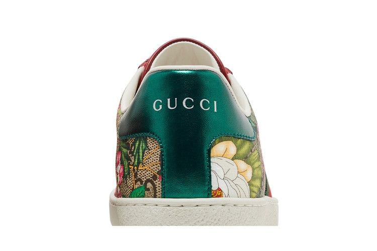 Gucci Wmns Ace GG Supreme Low 'Flora Print - Red'