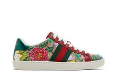 Gucci Wmns Ace GG Supreme Low 'Flora Print - Red'