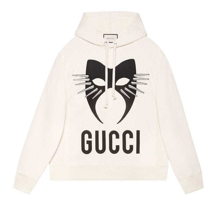 Gucci Manifesto Oversize Sweatshirt Natural