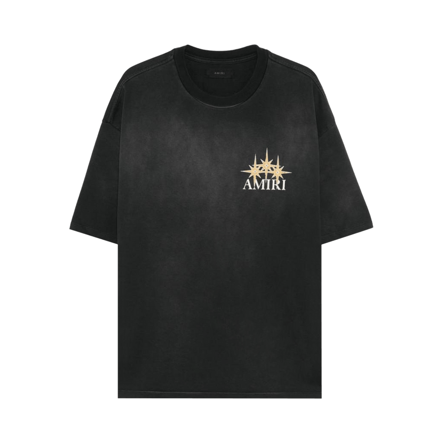 Amiri Starburst Oversized T-Shirt Black