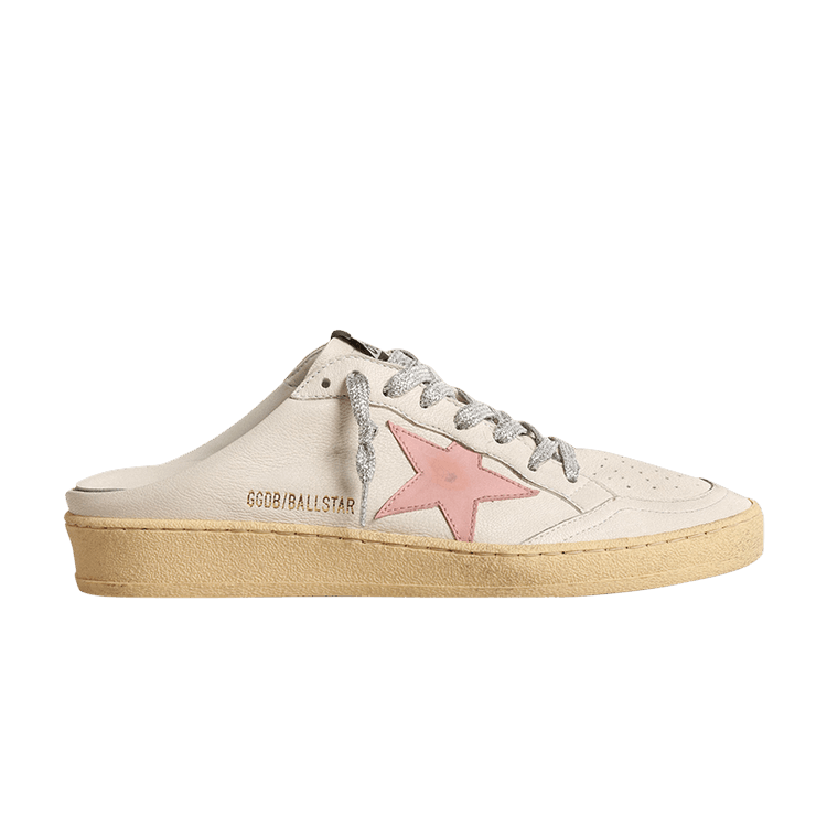 Golden Goose Wmns Ballstar Sabot 'White Old Rose'