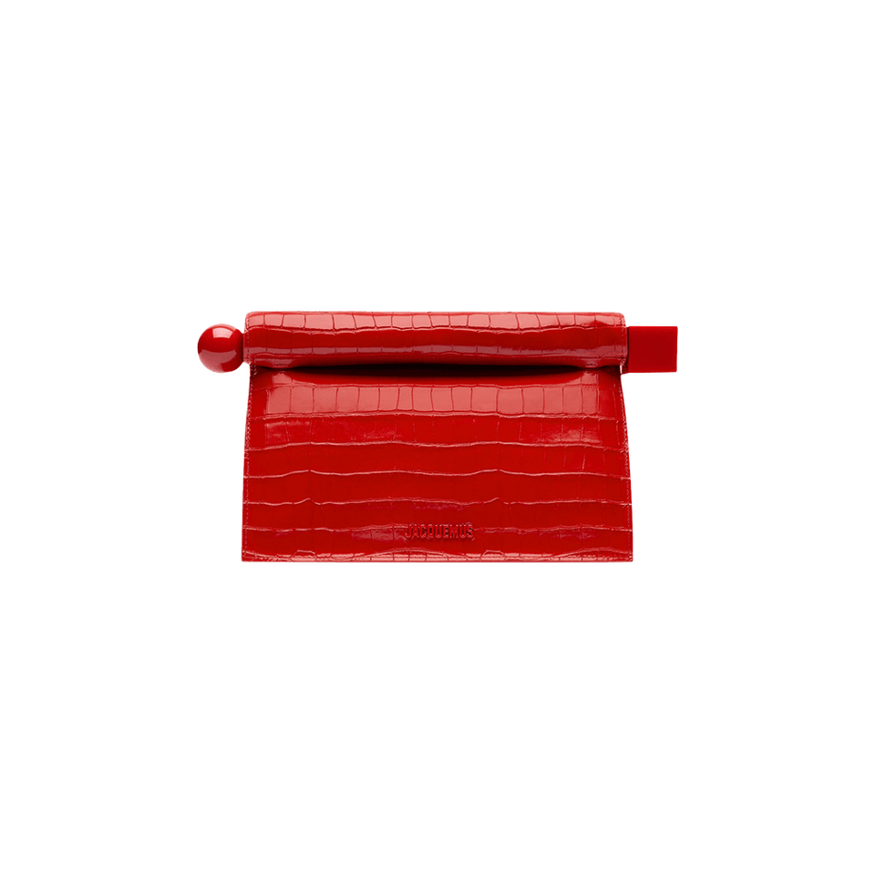 Jacquemus LA Pochette Rond Carre Red