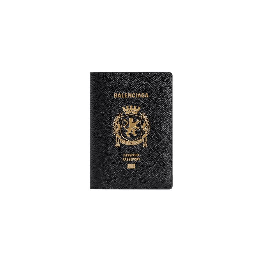 Balenciaga Passport Holder Black