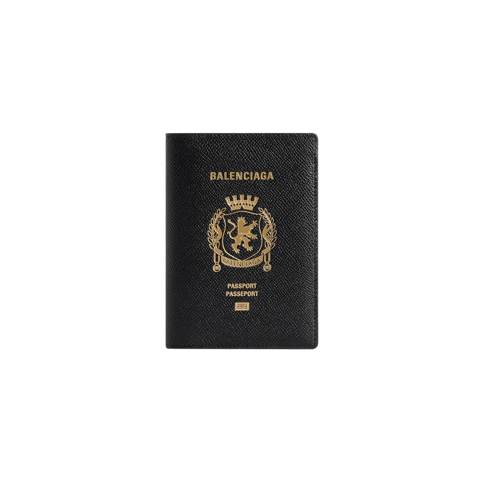 Balenciaga Passport Holder Black