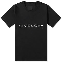 Givenchy Archetype Logo T-Shirt Black Slim Fit