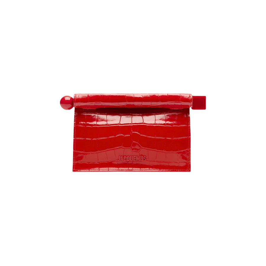 Jacquemus La Petite Pochette Rond Carré Red