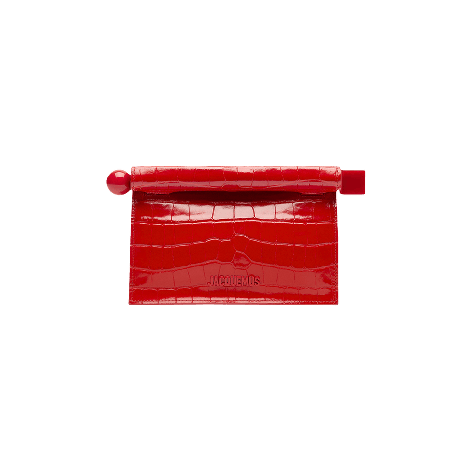 Jacquemus La Petite Pochette Rond Carré Red