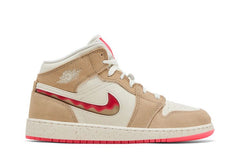 Air Jordan 1 Mid SE GS Peanut Butter & Jelly