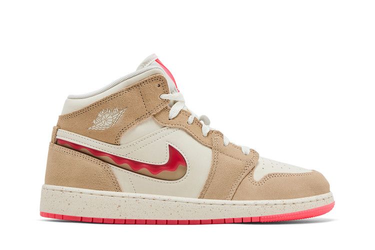 Air Jordan 1 Mid SE GS Peanut Butter & Jelly