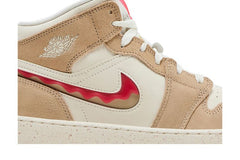 Air Jordan 1 Mid SE GS Peanut Butter & Jelly
