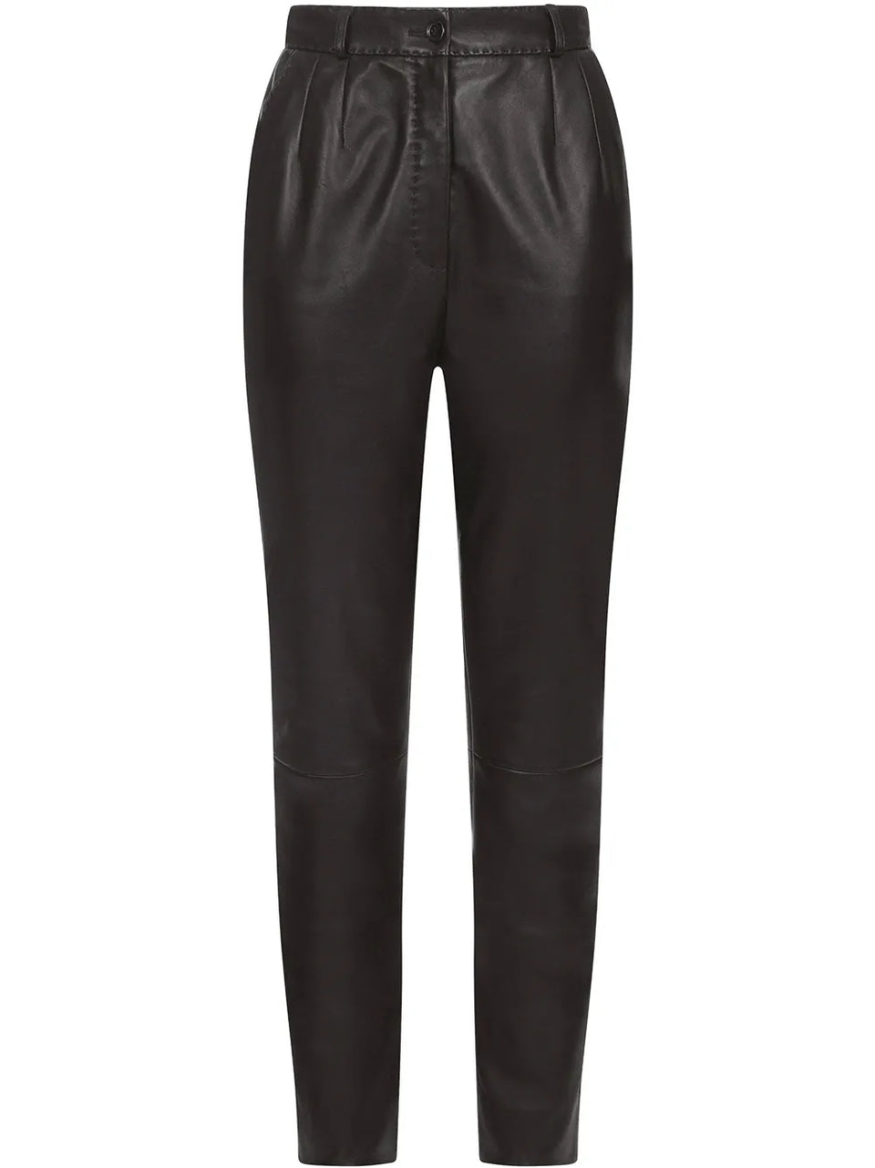 dar-detail plongé leather trousers