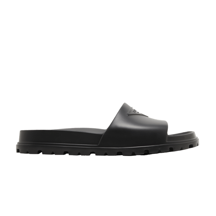 Prada Rubber Slide Black