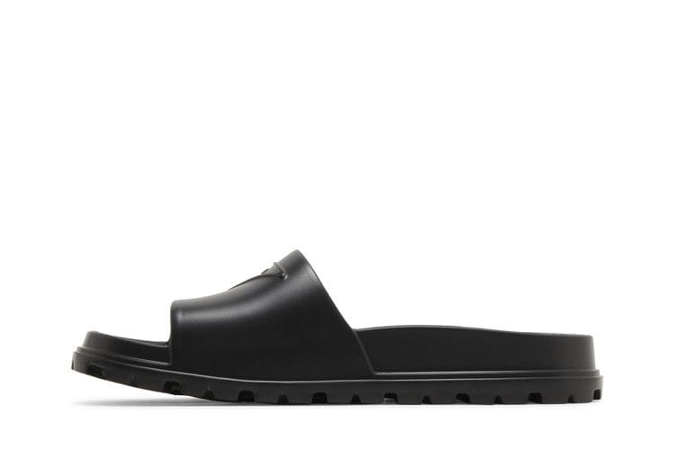 Prada Rubber Slide Black