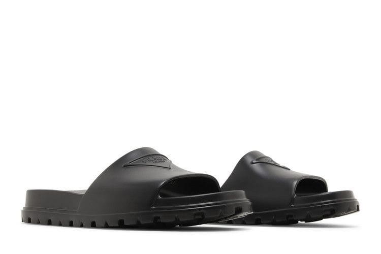 Prada Rubber Slide Black