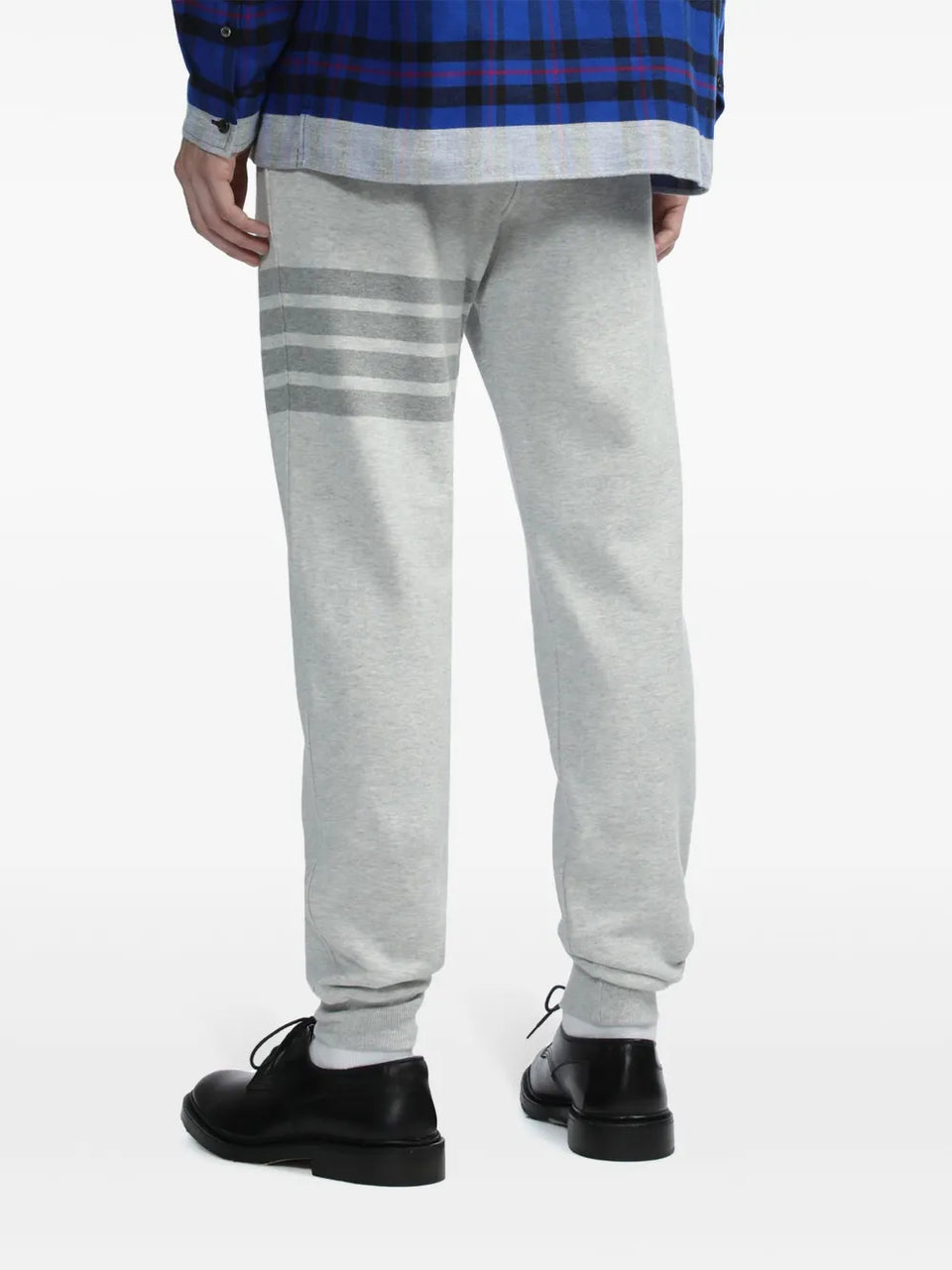 4-Bar-stripe cotton track pants