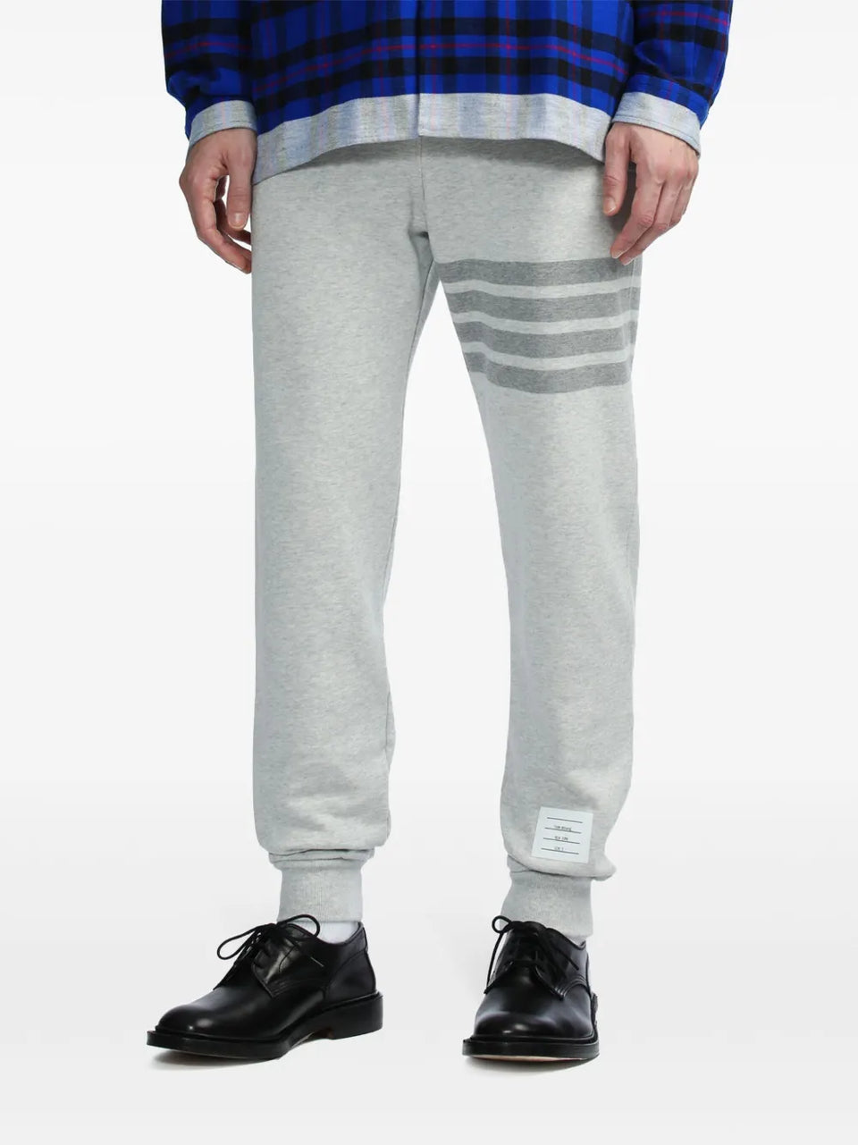 4-Bar-stripe cotton track pants