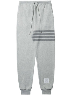 4-Bar-stripe cotton track pants